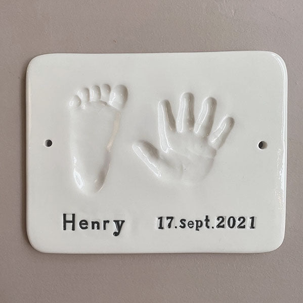Babyprint hand & foot - glazed