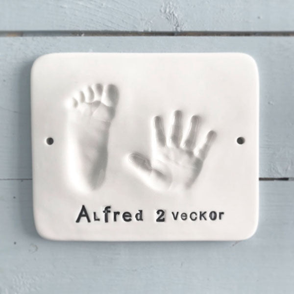 Babyprint hand & foot - glazed