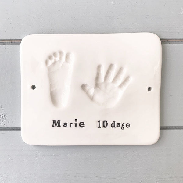 Babyprint hand & foot - glazed