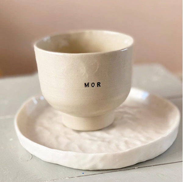 stoneware cup - mor