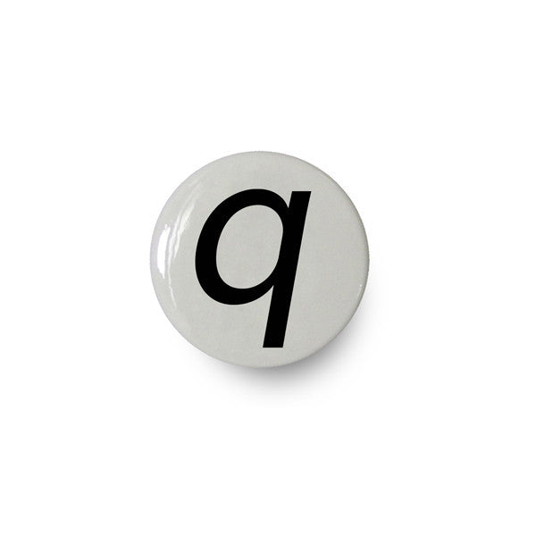 Liebe alfabetkop med initial bogstavetet Q