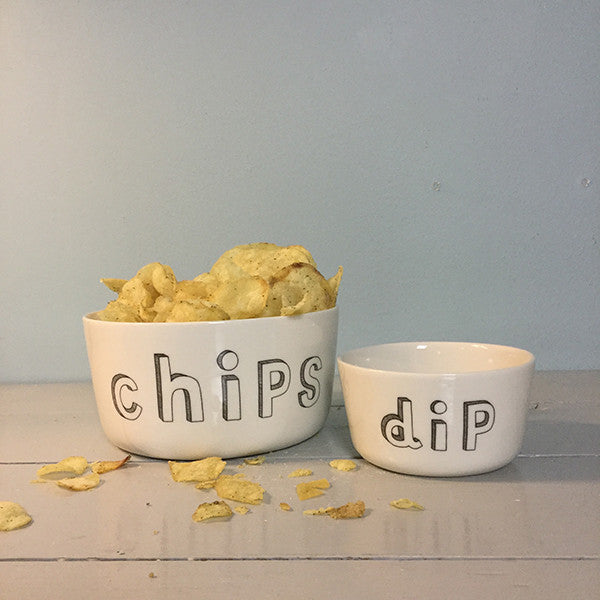 Porcelænsskål til Chips og dip fra Liebe