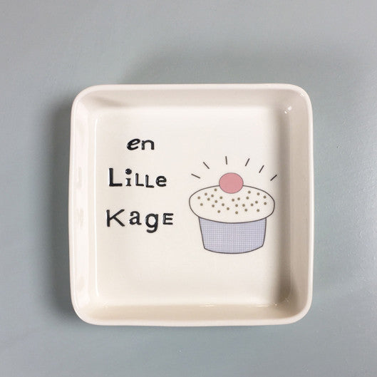 Charmerende kagefad i porcelæn fra Liebe