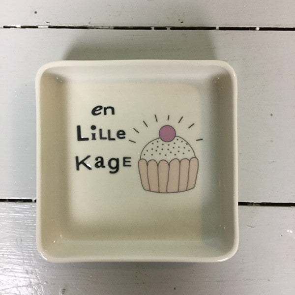 Charmerende kagefad i porcelæn fra Liebe