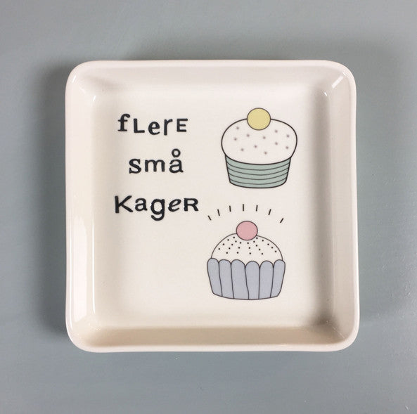 Charmerende kagefad i porcelæn fra Liebe