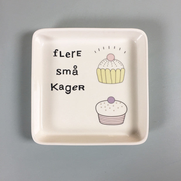 Charmerende kagefad i porcelæn fra Liebe