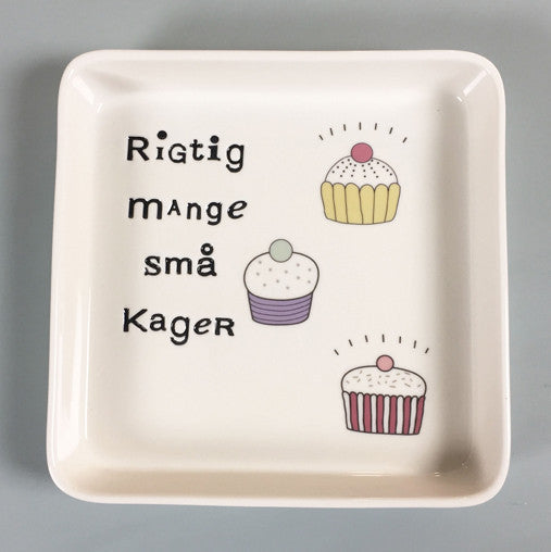 Charmerende kagefad i porcelæn fra Liebe