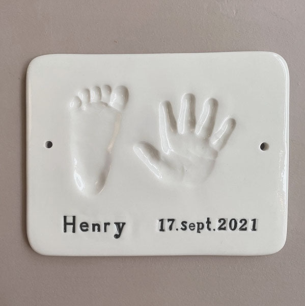 Babyprint hand & foot - glazed