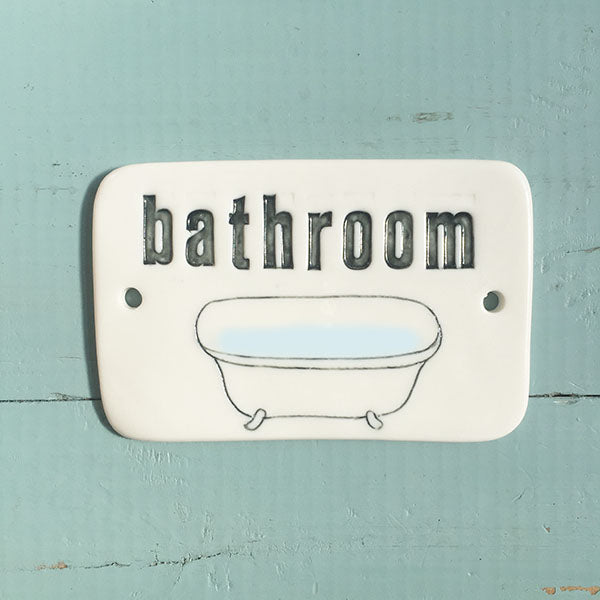 bathroom sign