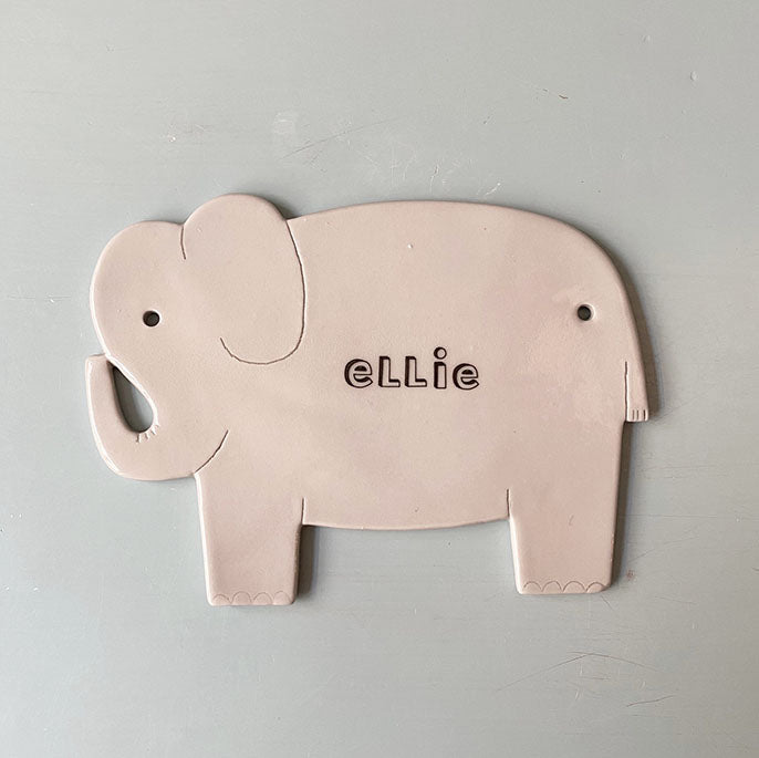 Nameplate - elephant