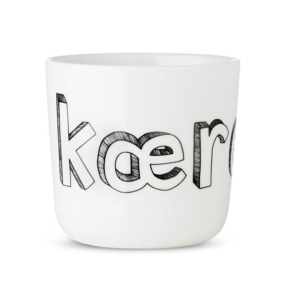 Kærestekop - Familiekop fra Liebe, porcelæn for helle familien