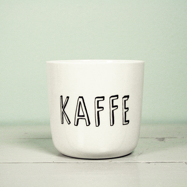 Kaffe kop fra Liebe i porcelæn