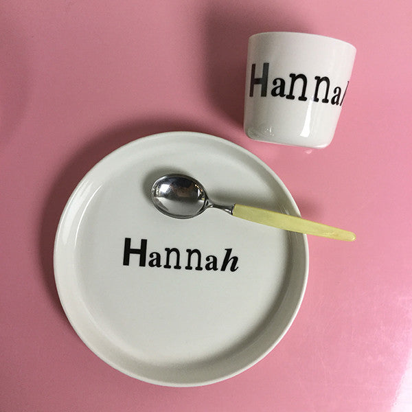 Small cup with "alphabet" letters