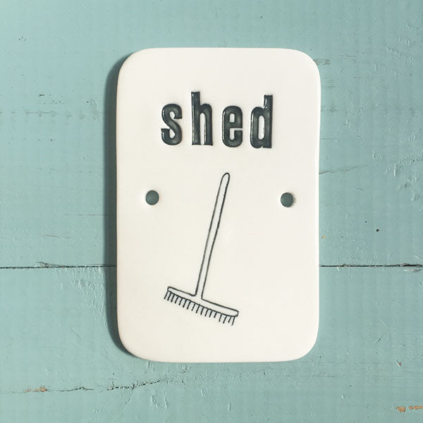 shed sign - rake